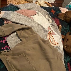 Four Madewell sweatshirts!